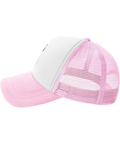 IUPUI Jaguars Trucker Hats for Both Men and Women - Mesh Baseball Snapback Hats Pink $10.28 Baseball Caps