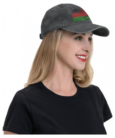 Malawi Flag Vintage Denim Baseball Cap Cowboy Hat Classic Adjustable3 $13.42 Baseball Caps