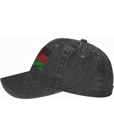 Malawi Flag Vintage Denim Baseball Cap Cowboy Hat Classic Adjustable3 $13.42 Baseball Caps