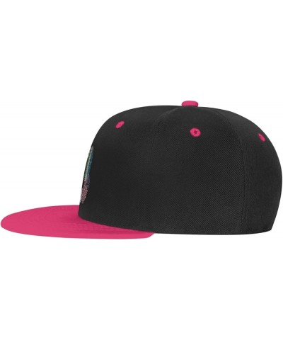 Uzbekistan It's in My DNA Baseball Cap for Men Women Snapback Hat Adjustable Flat Bill Hats Pink $12.36 Baseball Caps