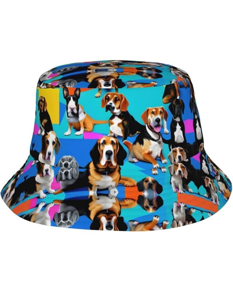 Beautiful Peacock Picture Print Packable Travel Sun Caps Teens Women Men Outdoor Fisherman Beach Print Bucket Hats Unisex Bea...