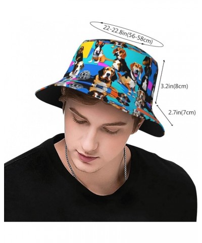 Beautiful Peacock Picture Print Packable Travel Sun Caps Teens Women Men Outdoor Fisherman Beach Print Bucket Hats Unisex Bea...