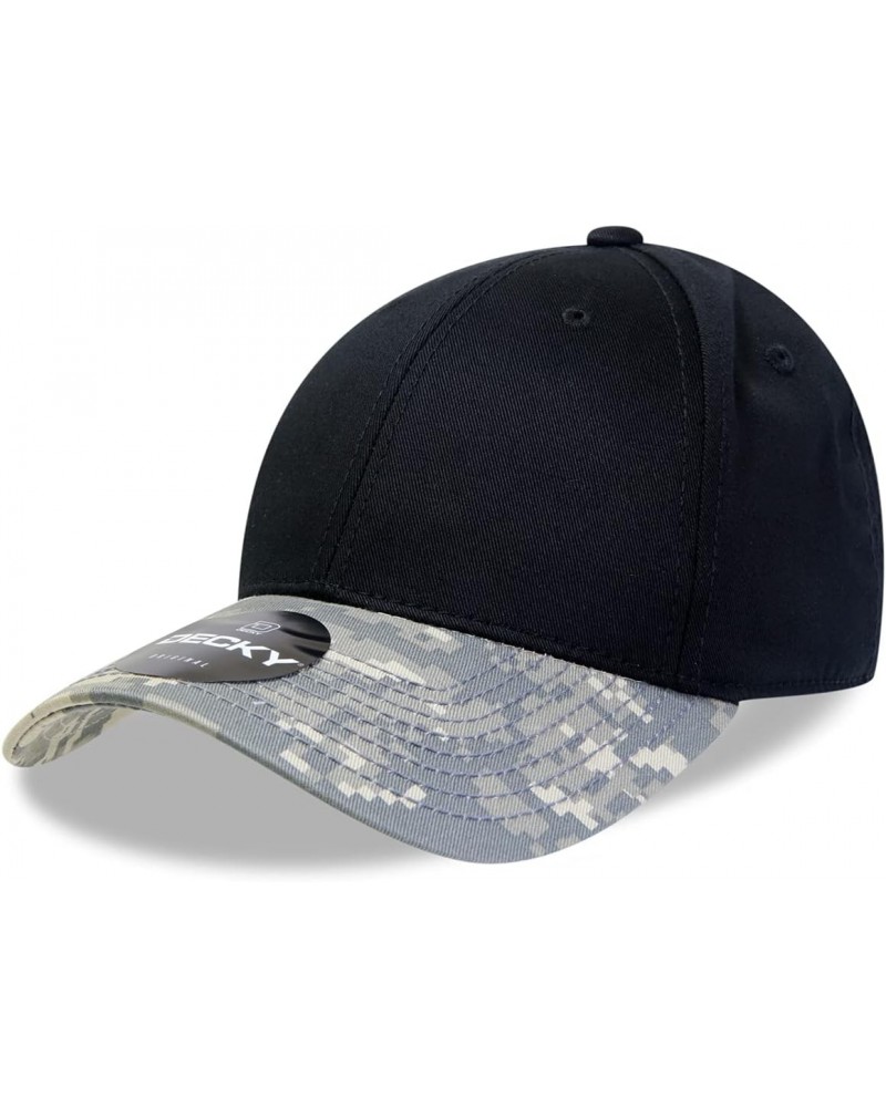 Standard Structured Camo Baseball Cap,ACU BLK, Multicolor, ONE Size $9.55 Baseball Caps