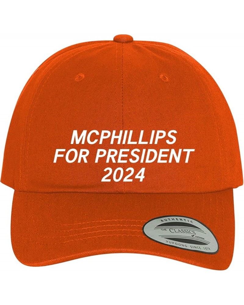 Mcphillips for President 2024 - Comfortable Dad Hat Baseball Cap Orange $13.36 Baseball Caps