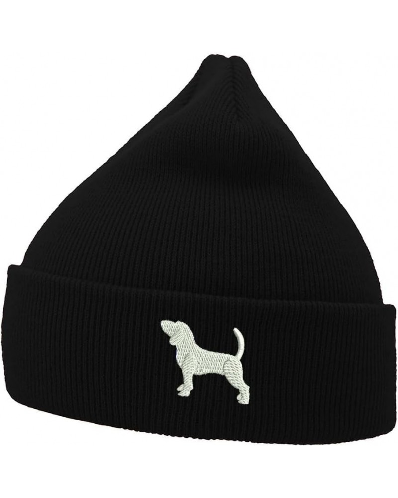 Beanies for Men - Beagle Embroidery Dogs Winter Hats for Women Unisex Stretchy Cuffed Skull Knit Cap Black $14.84 Skullies & ...