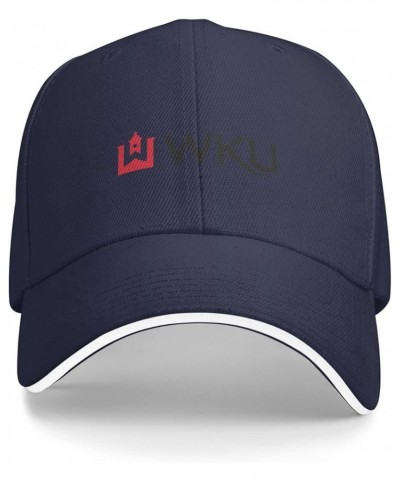 Western Kentucky University Logo Sandwich Cap Unisex Classic Baseball Capunisex Adjustable Casquette Dad Hat Navy Blue $8.25 ...