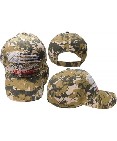 Baseball Cap - Trump 2024 We The People are Pissed USA Distress Flag ACU Digital Camo Cap Hat - Tactical Adjustable Hat $18.2...