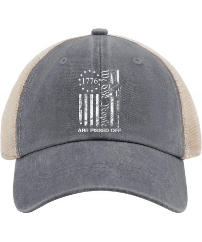 We The People are Pissed Off Hats Vote Hats for Women Mens AllBlack Birthday Hat Trucker Hat Beach Hat Gray01 $12.64 Cowboy Hats