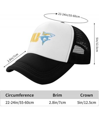 Long Island University Logo Trucker Hats for Both Men and Women - Mesh Baseball Snapback Hats Black $12.09 Baseball Caps