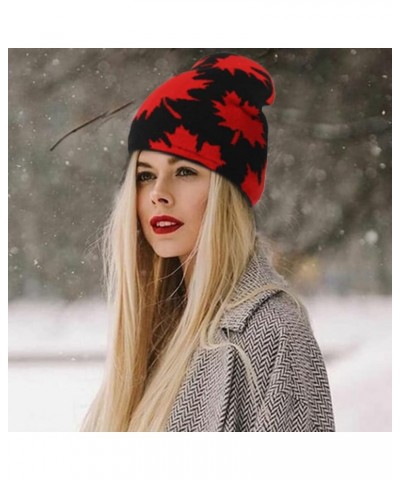 Women's Winter Hats Hat Hats Warm for Women Pom and Mens Womens Cap Winter Knitted Knit with Faux Mens and Black $6.06 Skulli...