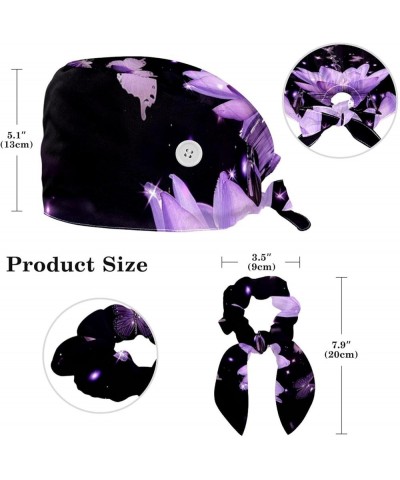 Scrub Caps,Working Cap Hat with Sweatband Headgear for Women F099x9dvja $7.93 Skullies & Beanies