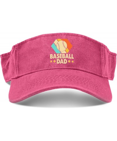 Baseball dad Caps Visor for Teens Sun Visors Flodable Sun Visors Pink $8.81 Visors