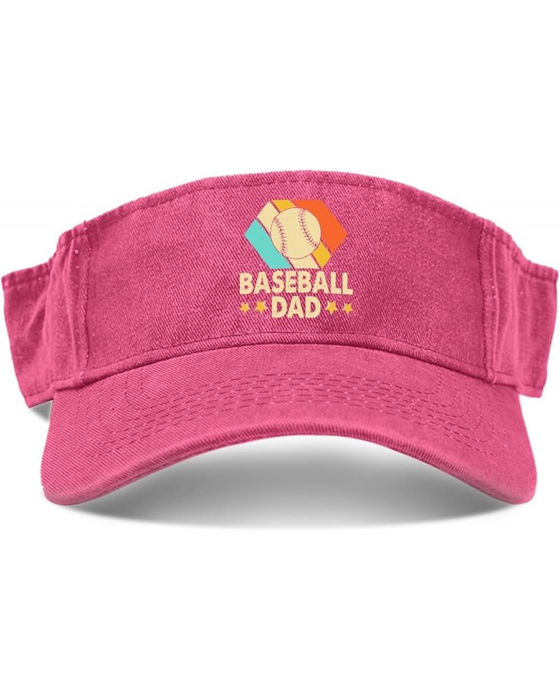 Baseball dad Caps Visor for Teens Sun Visors Flodable Sun Visors Pink $8.81 Visors