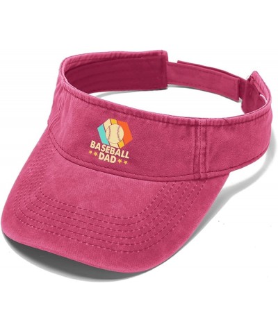 Baseball dad Caps Visor for Teens Sun Visors Flodable Sun Visors Pink $8.81 Visors