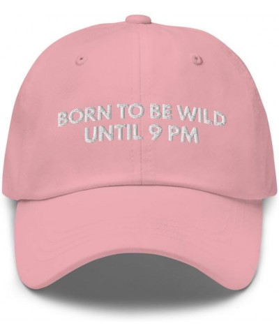 Born to Be Wild - Embroidered Dad Hat, Joke Meme Hat, Teenager Gifts, Teen Gifts, Gag Gift Joke, Funny Hats Pink $16.77 Baseb...