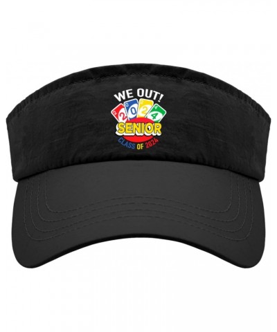 We Out Senior Class of 2024 Hats Visor for Teens Sun Visor Cool Sports Caps $11.99 Visors