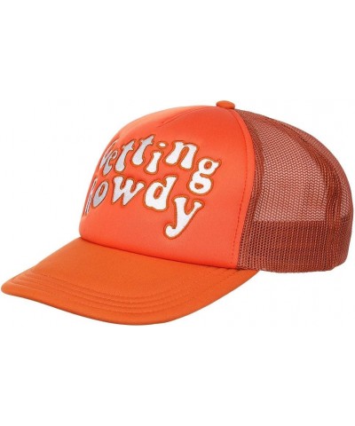 Pop Culture Foam Trucker Adjustable Snapback Cap Orange/Rowdy $14.52 Baseball Caps