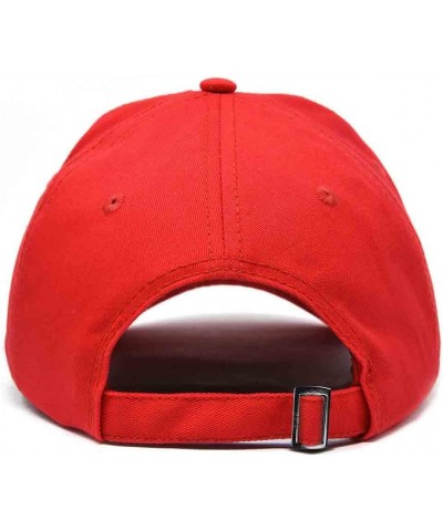 Sorcerer Frog Embroidered Cap Cotton Baseball Cute Cool Dad Hat Womens Red $13.20 Baseball Caps