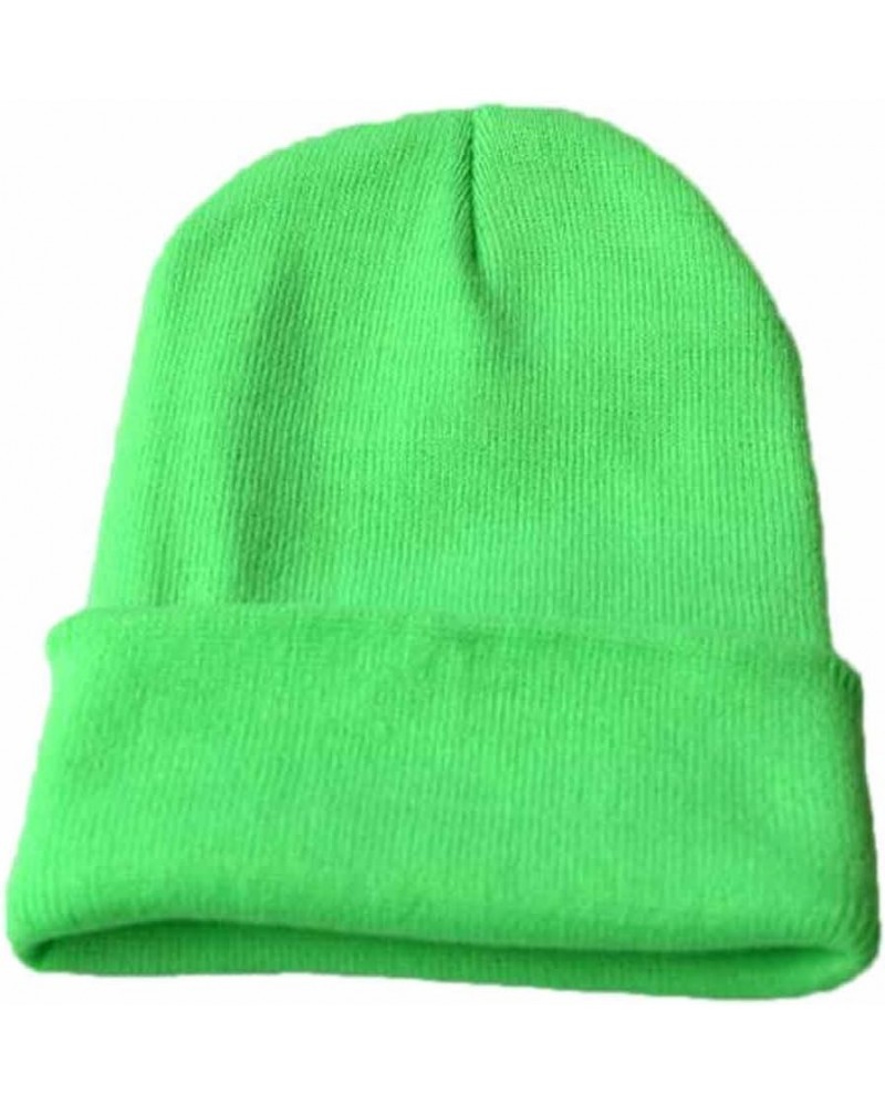 Beanie Hat for Men and Women Winter Warm Hats Knit Slouchy Thick Skull Cap Green $6.62 Rain Hats