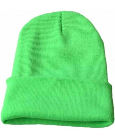 Beanie Hat for Men and Women Winter Warm Hats Knit Slouchy Thick Skull Cap Green $6.62 Rain Hats