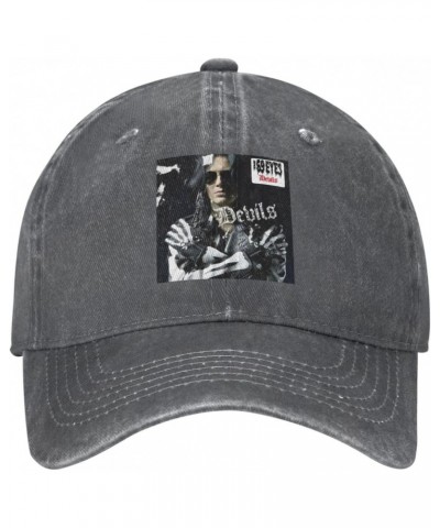 The 69 Eyes Baseball Cap Vintage Washed Plain Trucker Dad Hats for Men and Woman Sun Hat Deep Heather $10.51 Baseball Caps