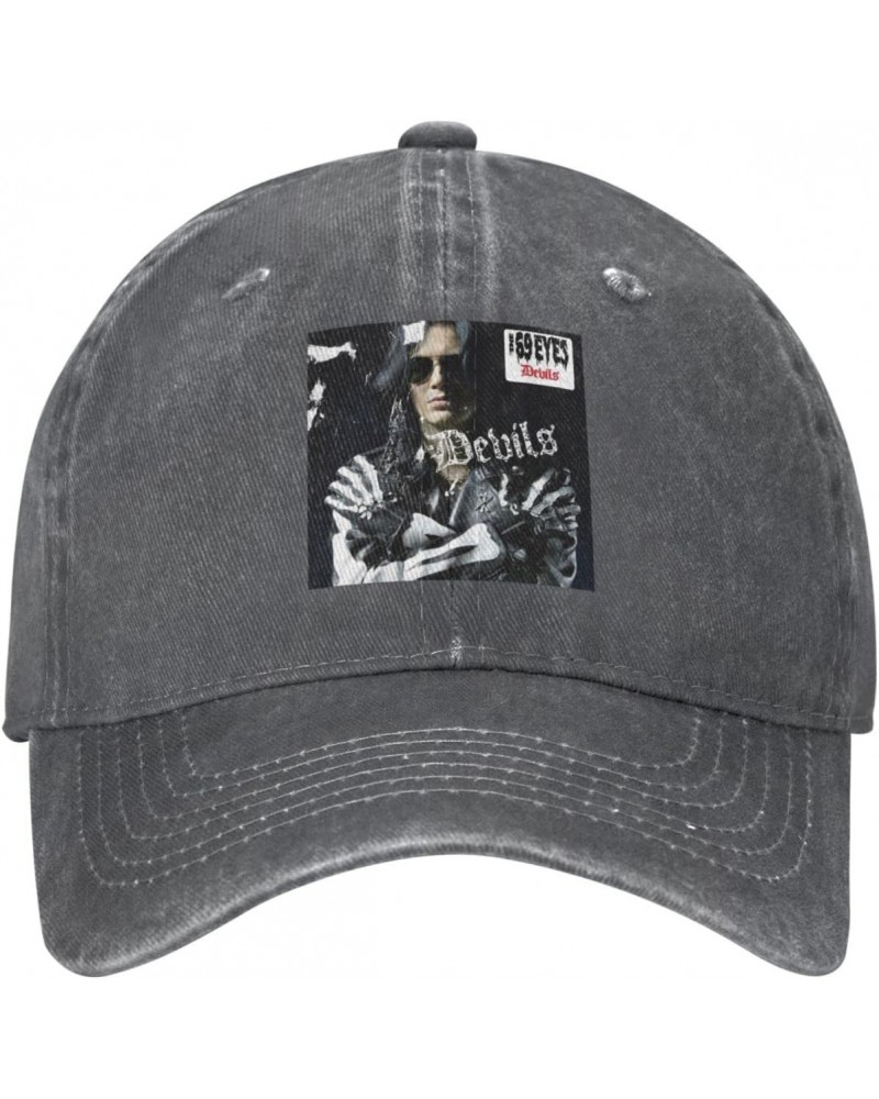 The 69 Eyes Baseball Cap Vintage Washed Plain Trucker Dad Hats for Men and Woman Sun Hat Deep Heather $10.51 Baseball Caps