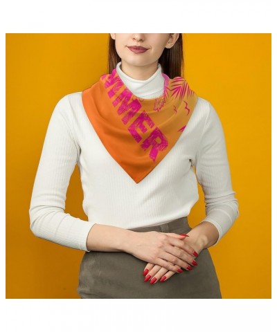 Womens Neck Scarf Square Headband Scarf Ethnic Bandana Head Scarf Breathable Lightweight Kerchief Pattern (620) $10.19 Scarves