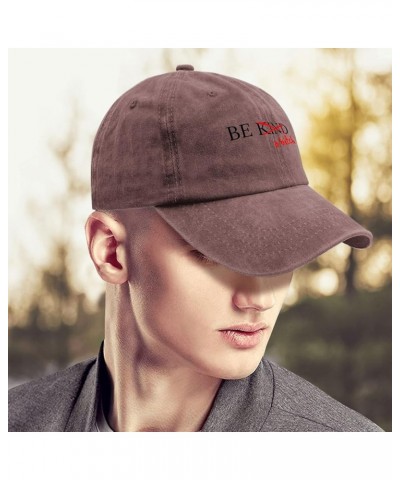 Be Kind of A Bitch Golf Hat Cute Hat Pigment Black Black Bucket Hat Gifts for Men Hiking Caps Wine Red $11.13 Sun Hats