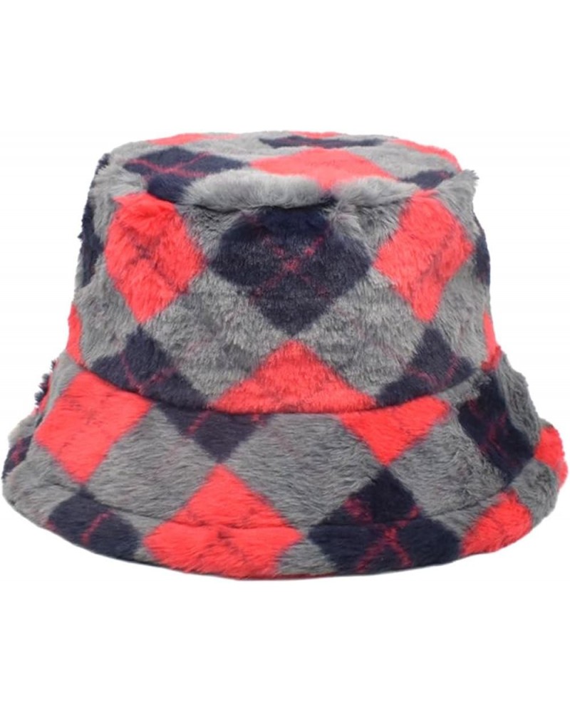 Women's Winter Bucket Hat Packable Unisex Trendy Soft Fluffy Warm Lightweight Fisherman Cap for Women Men Rd2 $8.71 Fedoras