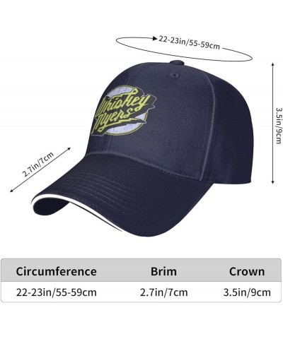 Baseball Cap Adjustable Classic Retro Dad Hat Soft Comfortable Men Women Hat Navy $14.39 Baseball Caps