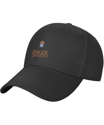 Baker University Men Women Fashion Adult Adjustable Baseball Cap Peaked Cap Peaked Cap Black $9.34 Baseball Caps