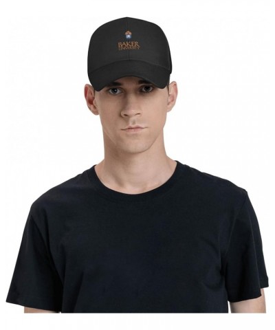 Baker University Men Women Fashion Adult Adjustable Baseball Cap Peaked Cap Peaked Cap Black $9.34 Baseball Caps