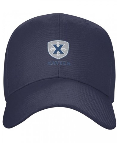 Xavier University Baseball Caps Dad Hats Adjustable Size Outdoor Cap Navy Blue $13.19 Baseball Caps