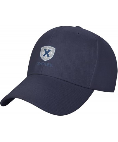 Xavier University Baseball Caps Dad Hats Adjustable Size Outdoor Cap Navy Blue $13.19 Baseball Caps