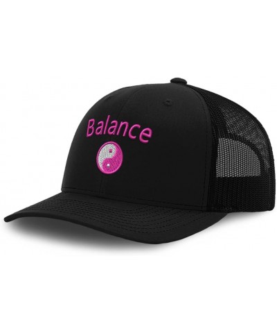 Trucker Hat Baseball Cap Balance Yin Yang Cotton Dad Hats for Men & Women Black $13.23 Baseball Caps