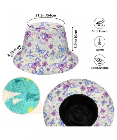 Butterflies Bucket Hat for Women Men Packable Bucket Hat Unisex Golf Bucket hat for Outdoor Travel Fall Winter Multicolor $11...