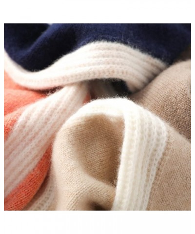 Cashmere Scarf Cross-Perforated Knitted Scarf Parent-Child Scarf for Men and Women Winter Warm Products $26.20 Scarves