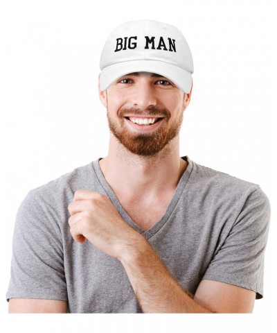 Big Man Little Man Hat Father Son Matching Cap Fun Gifts White $12.00 Baseball Caps