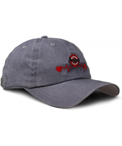 Soft Washed Baseball Cap Lifeline Archery Olympics Sports Events Dad Hats for Men & Women Grey $15.94 Baseball Caps