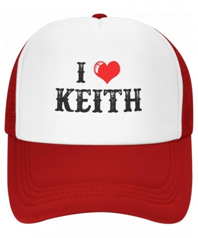 Should Have Been A Cowboy Hats I Love Keith hat & Funny Cycling Hat & Gifts Baseball Hats and Red $13.79 Cowboy Hats