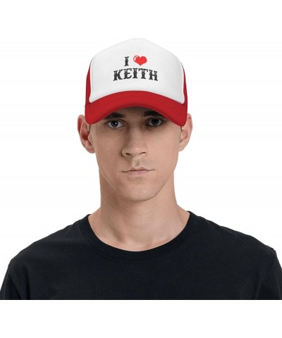 Should Have Been A Cowboy Hats I Love Keith hat & Funny Cycling Hat & Gifts Baseball Hats and Red $13.79 Cowboy Hats