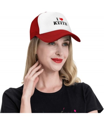 Should Have Been A Cowboy Hats I Love Keith hat & Funny Cycling Hat & Gifts Baseball Hats and Red $13.79 Cowboy Hats