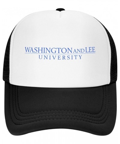 Washington and Lee University Trucker Hats for Both Men and Women - Mesh Baseball Snapback Hats Black $11.75 Baseball Caps