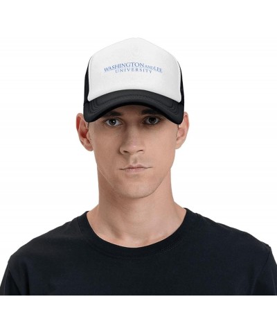 Washington and Lee University Trucker Hats for Both Men and Women - Mesh Baseball Snapback Hats Black $11.75 Baseball Caps