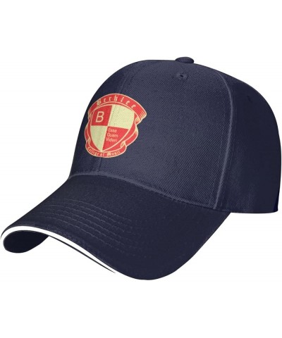 Berklee College of Music Logo Unisex Classic Hat Adjustable Fashion Casquette for Men Women Navy Blue $8.26 Baseball Caps