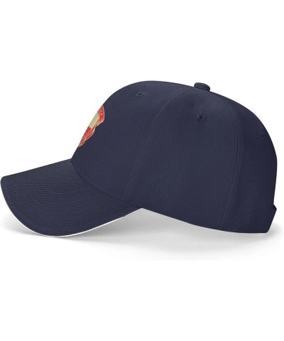 Berklee College of Music Logo Unisex Classic Hat Adjustable Fashion Casquette for Men Women Navy Blue $8.26 Baseball Caps