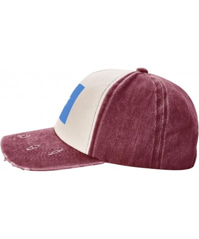 Somalia Flag Upgrade Your Style with Funny Adjustable Cotton Baseball Caps for Men and Women Dark Red $14.77 Baseball Caps