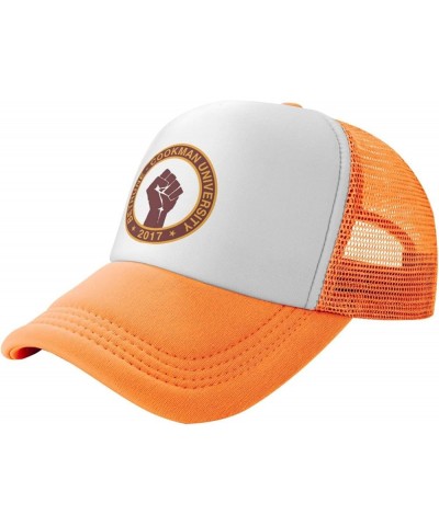 Bethune-Cookman A University Breathable Mesh Hat with Team Logo Fashion Trucker Hats Adjustable Baseball Cap Orange $10.99 Ba...