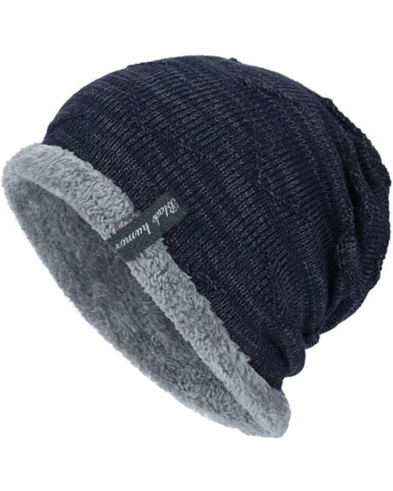 Winter Hats for Women Cable Knit Beanie Soft Womens Beanies Thick Winter Hat H72_dark Blue $7.49 Skullies & Beanies