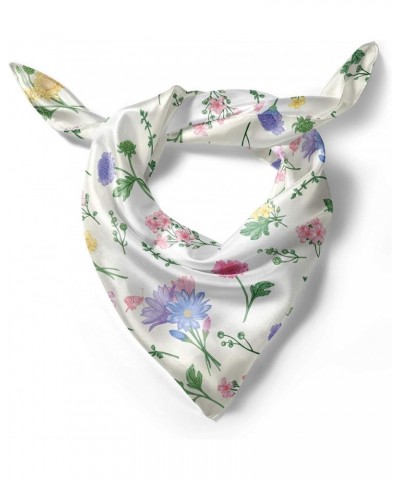 Multicolor Head Scarves Purple Green $17.57 Scarves